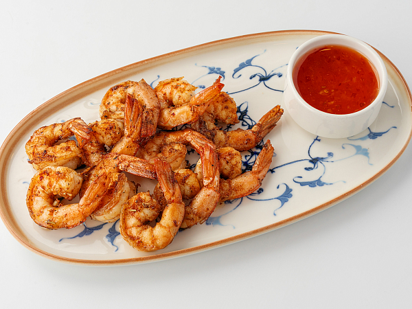 Жареные креветки