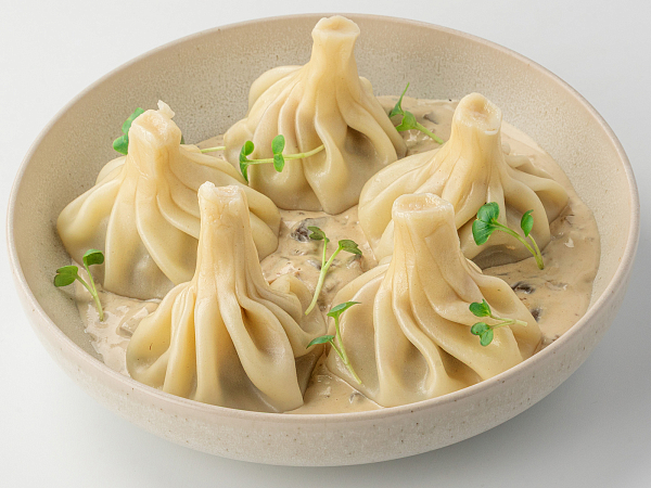 Мини-хинкали с говядиной