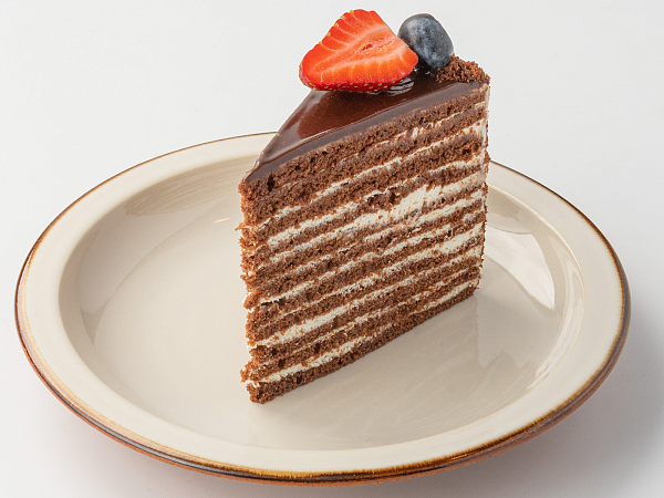 Шоколадно-медовый торт